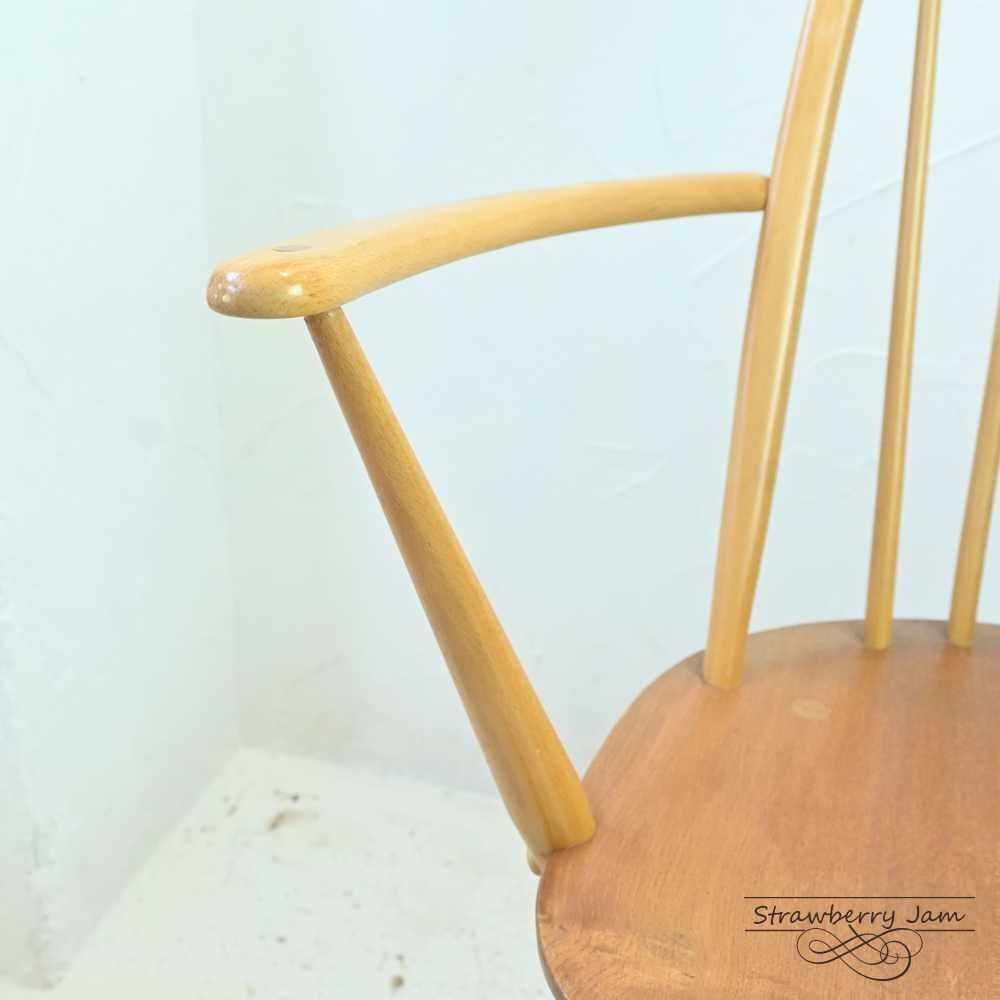 L3710-18-4 英国ヴィンテージ ERCOL アーコールチェア クエーカー