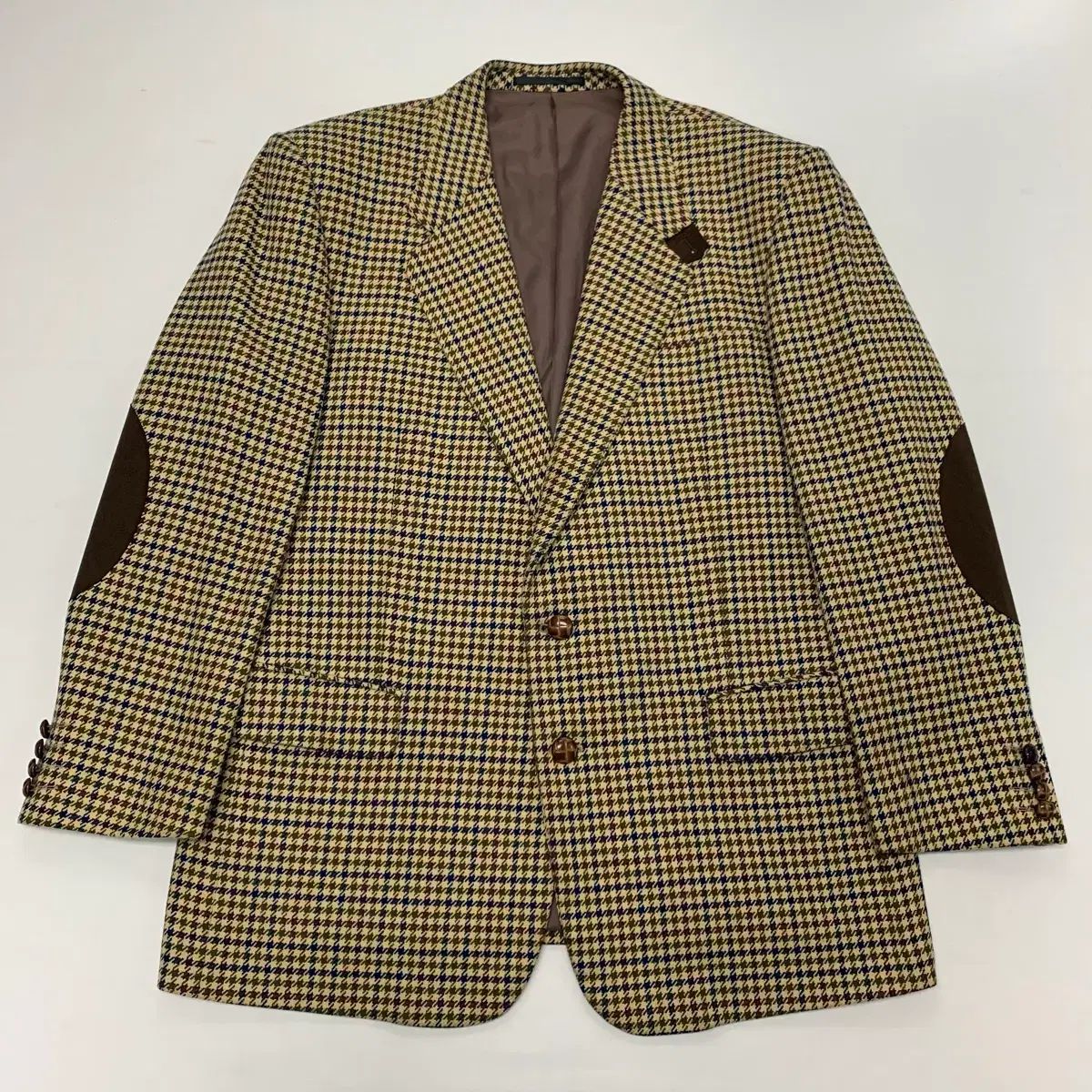 イヴ・サンローラン ハウンドトゥース チェック カシミア ブレンド 