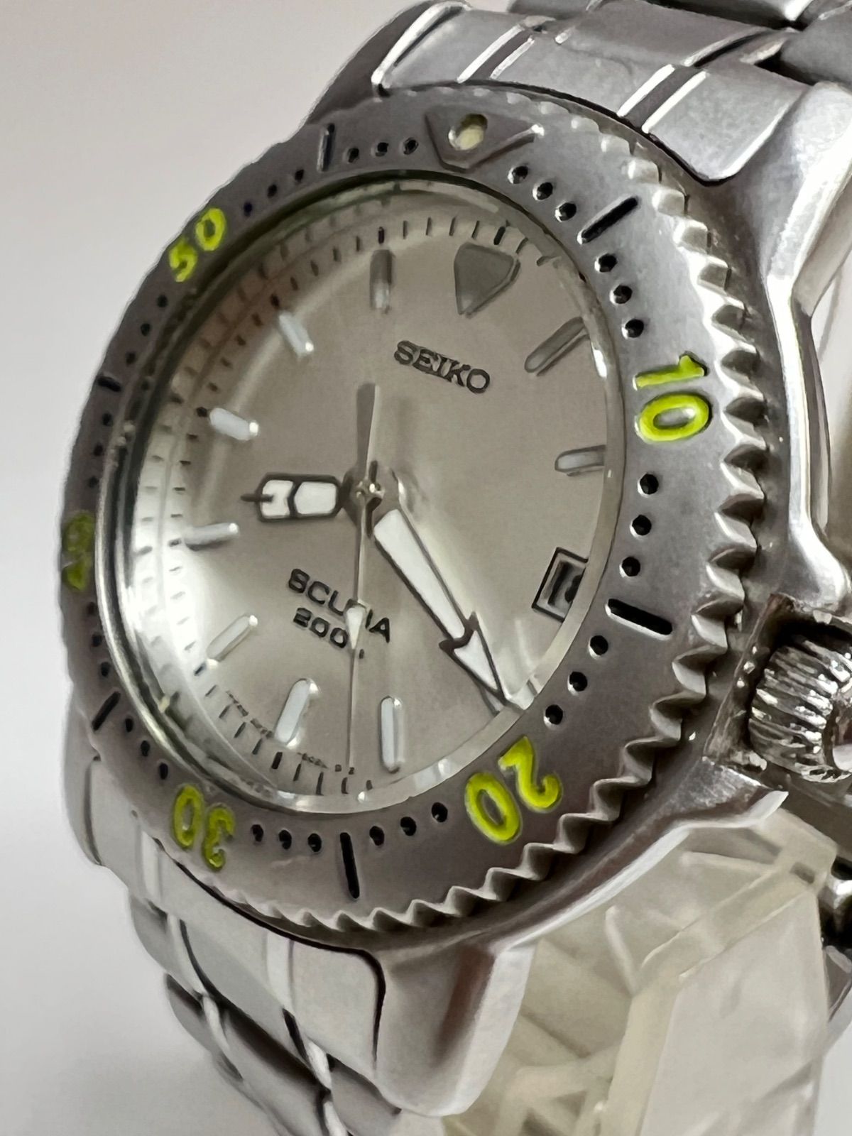 SEIKO SCUBA デイト 波マーク 5H25-6060 200m - メルカリ