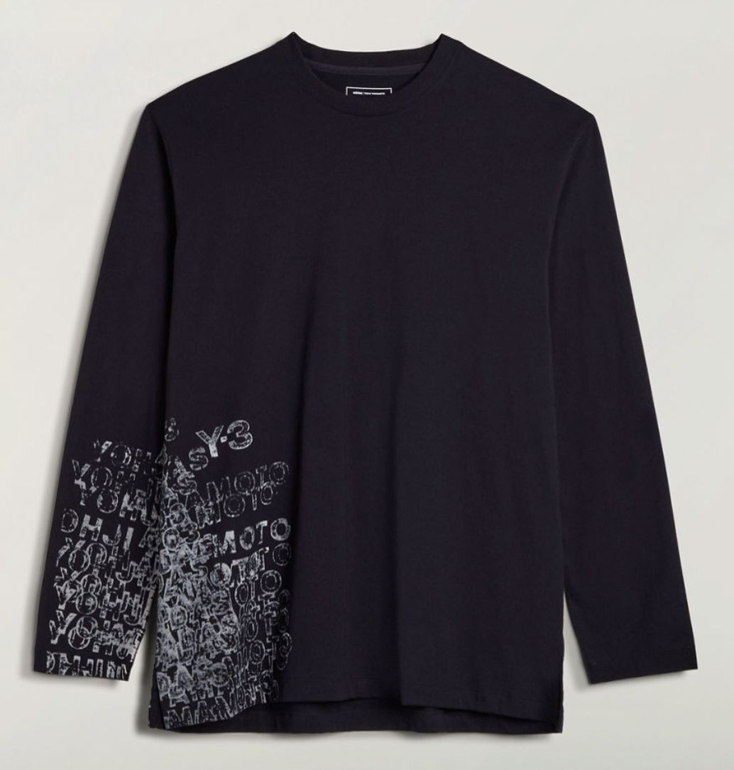 【新品】Y-3 GFX グラフィック ロングTシャツ