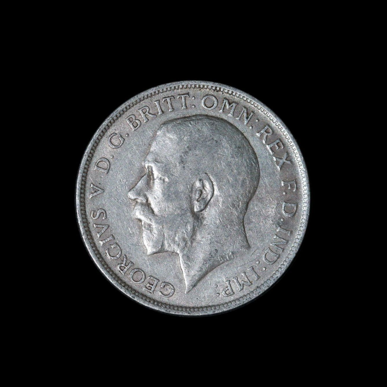 GREAT BRITAIN イギリス George V ジョージ5世（1910~36） Florin 1915 