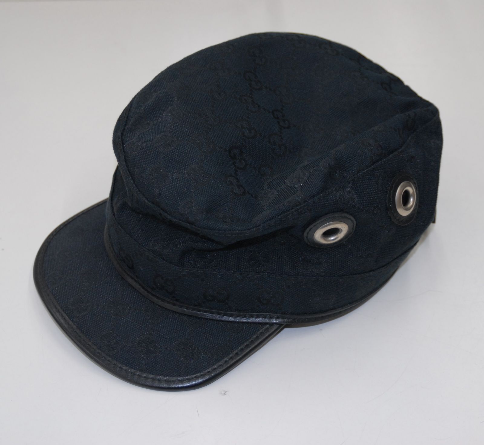 専用GUCCI ブラック ロゴ キャップ 25MS0168 中古 グッチ GUCCI ロゴ ワークキャップ ブラック XL