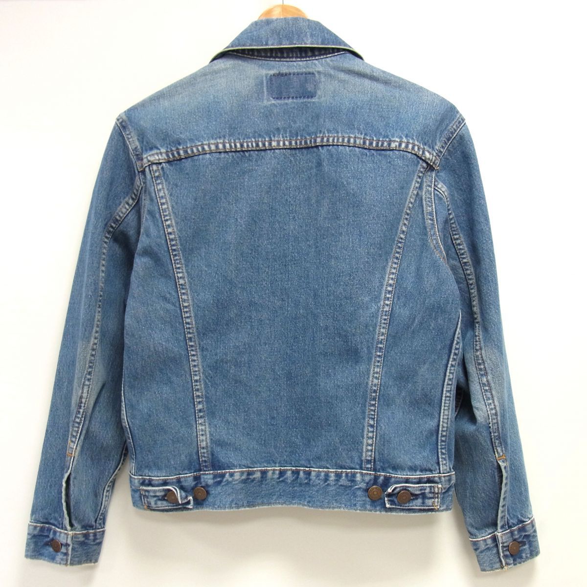 Levi's 70505 デニムジャケット 42 USA製 90s 刻印 715 USA製 90s☆LEVI'S リーバイス ジージャン 96年8月製 デニムジャケット
