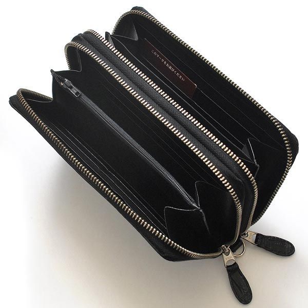 新品未使用】長財布 ダブルラウンドファスナー CROCODILE クロコダイル 