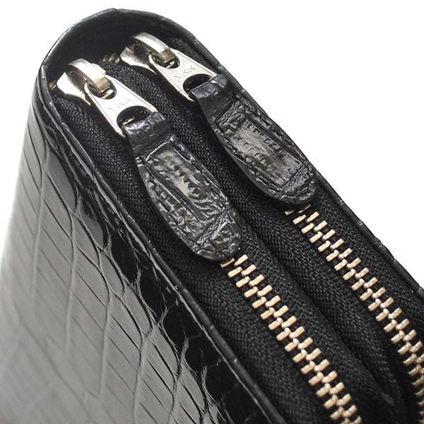新品未使用】長財布 ダブルラウンドファスナー CROCODILE クロコダイル 