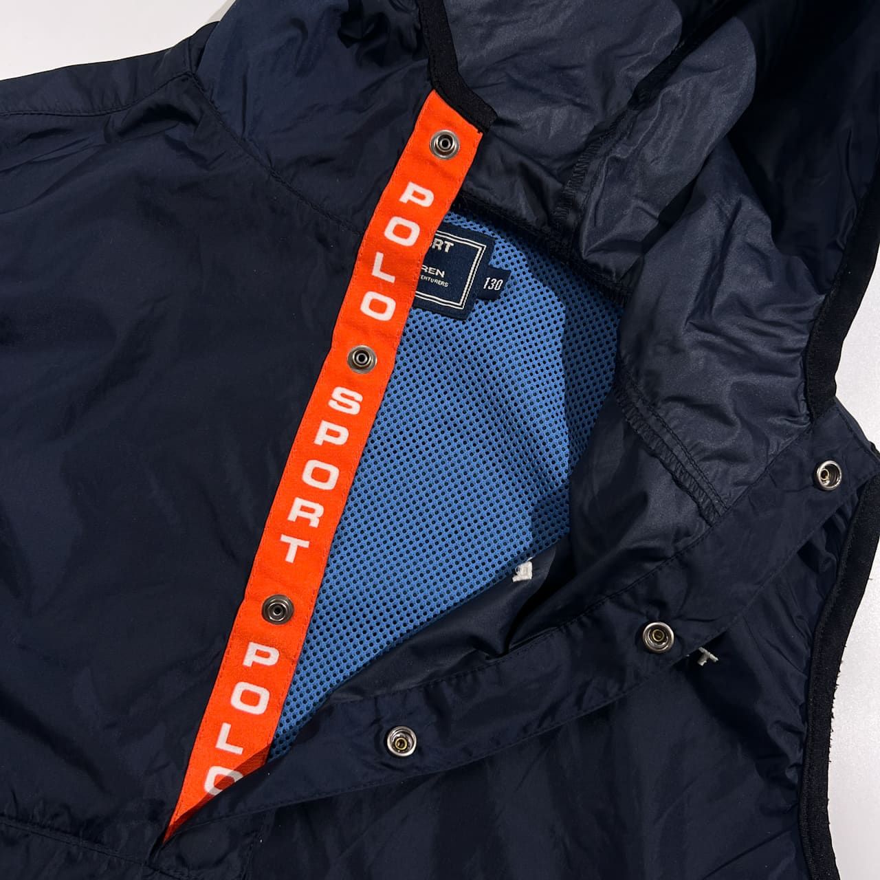 90s POLO SPORT RALPH LAUREN ラルフローレン ナイロン ハーフボタン 
