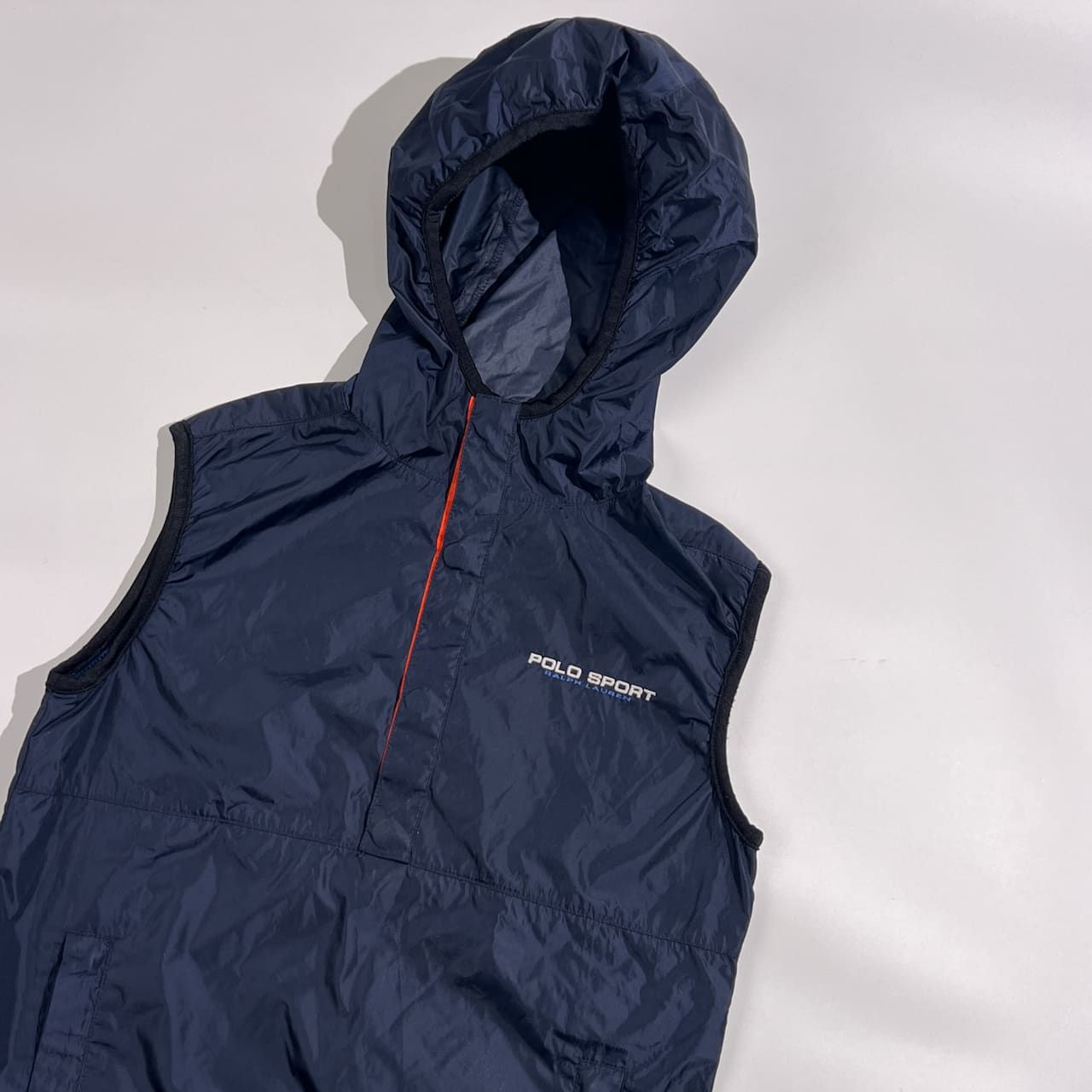 90s POLO SPORT RALPH LAUREN ラルフローレン ナイロン ハーフボタン 