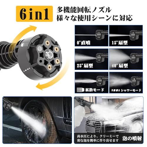 高圧洗浄機【超軽量574g・2026年新登場・ぴかぴか洗浄店監修】8MPa ミm 高圧洗浄機【超軽量574g・2026年新登場・ぴかぴか洗浄店監修】8MPa