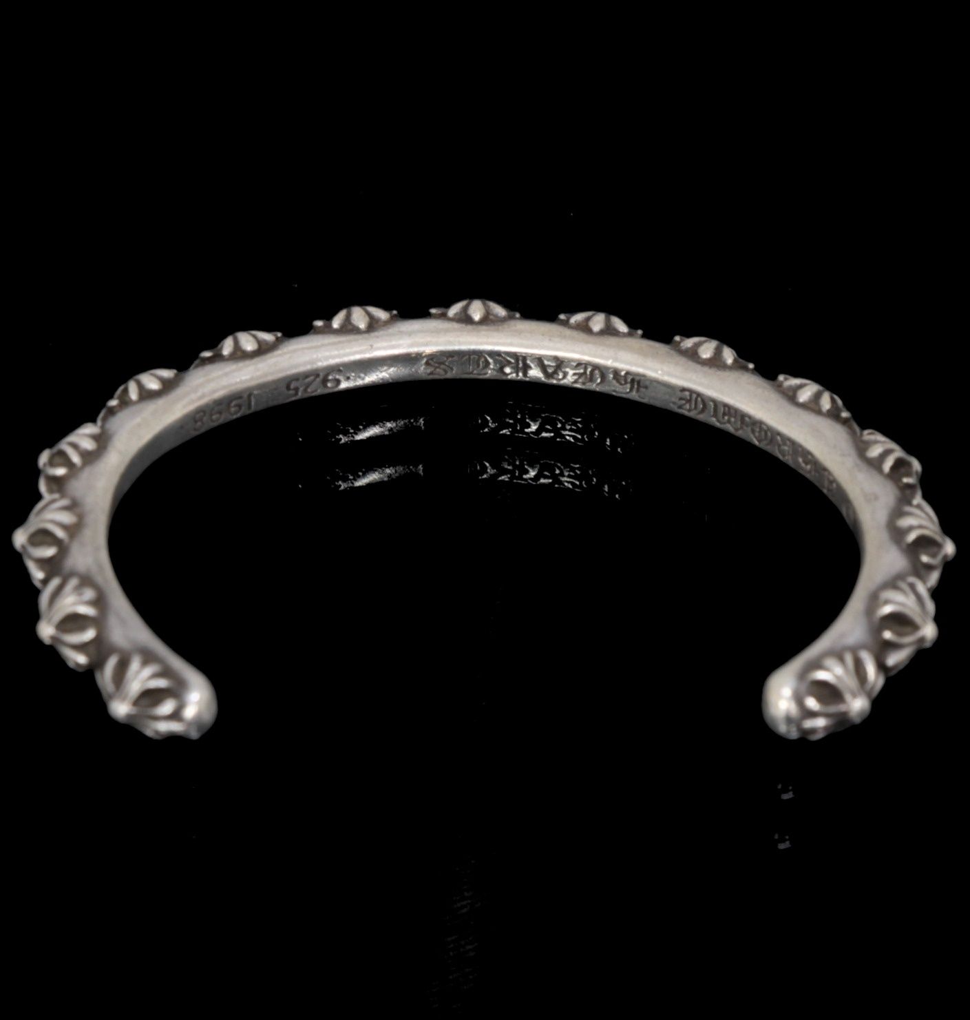 CHROME HEARTS 新宿店 クロムハーツ クロスバンド バングル メンズ 