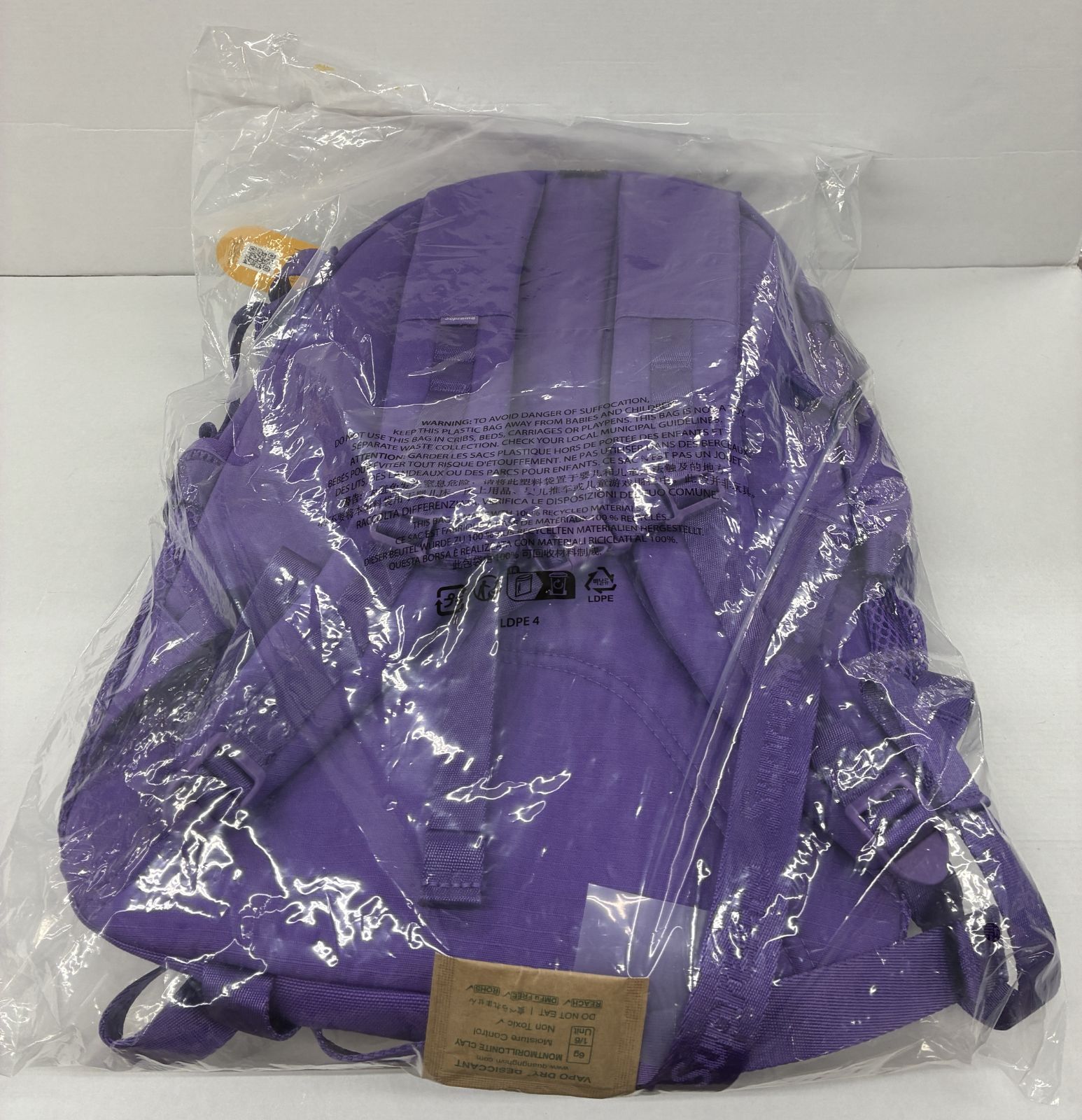 未使用 未開封 Supreme Backpack 26SS Purple シュプリーム バック 