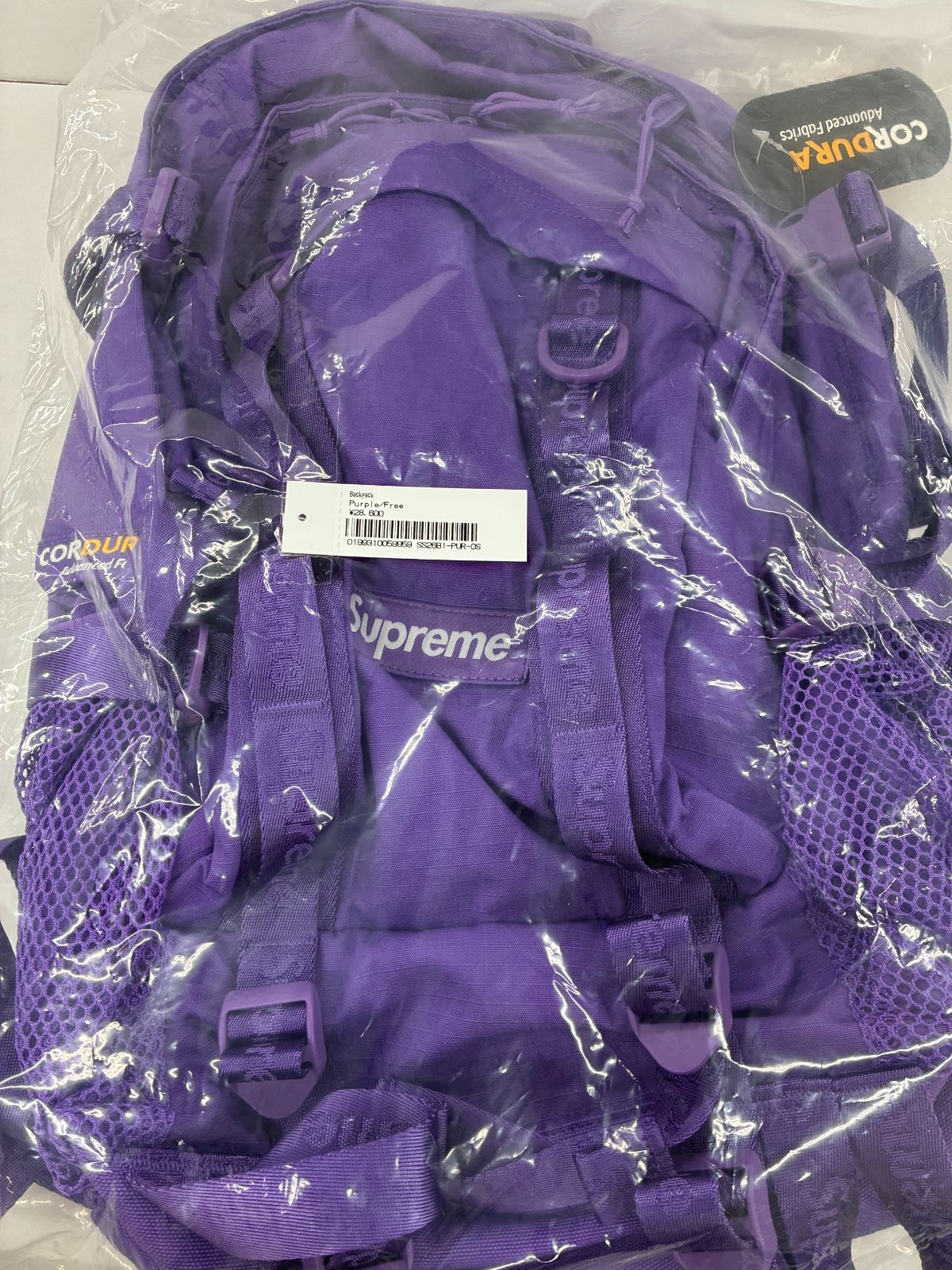 未使用 未開封 Supreme Backpack 26SS Purple シュプリーム バック 