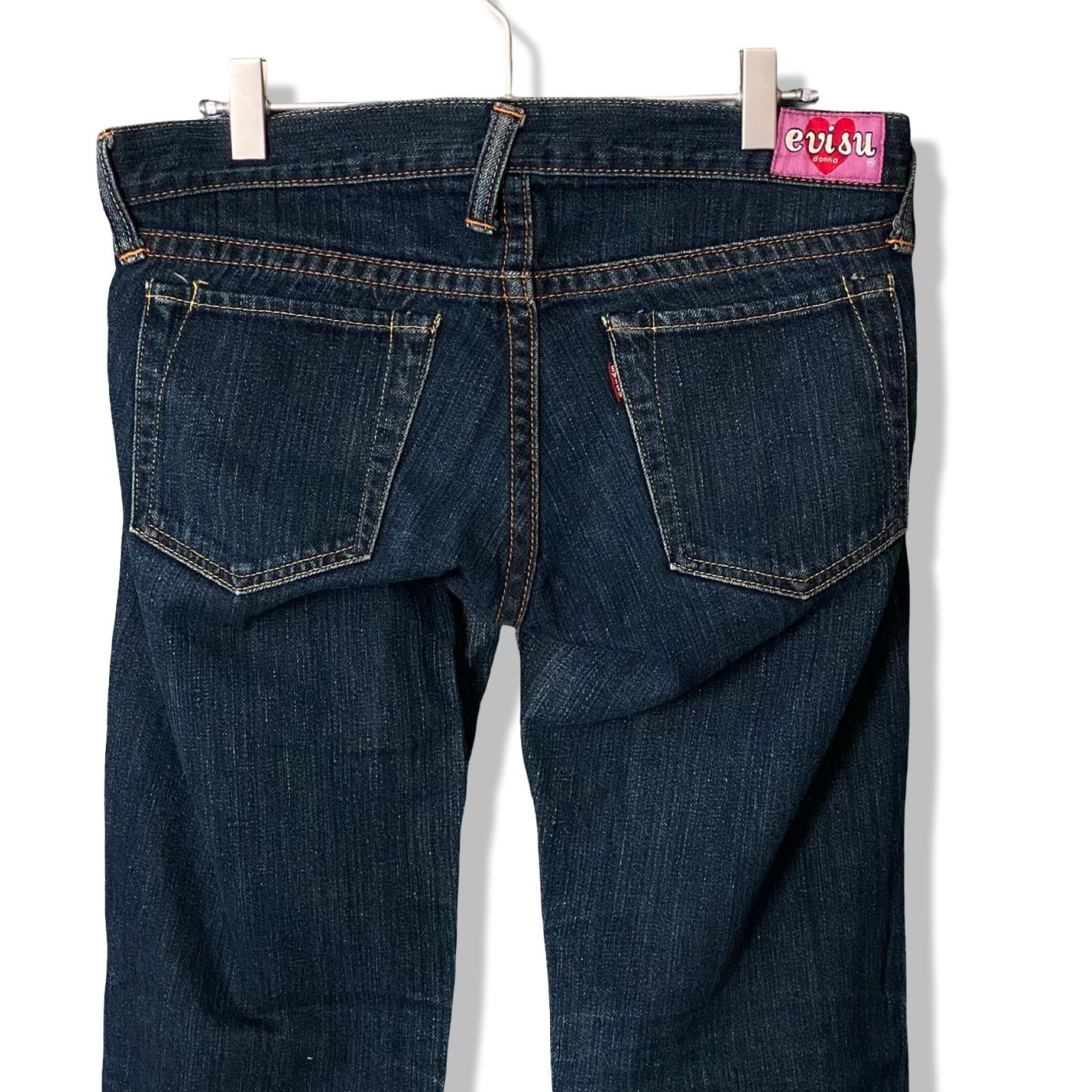 エビスストレートデニム 日本製インディゴブルー EVISU エヴィス 