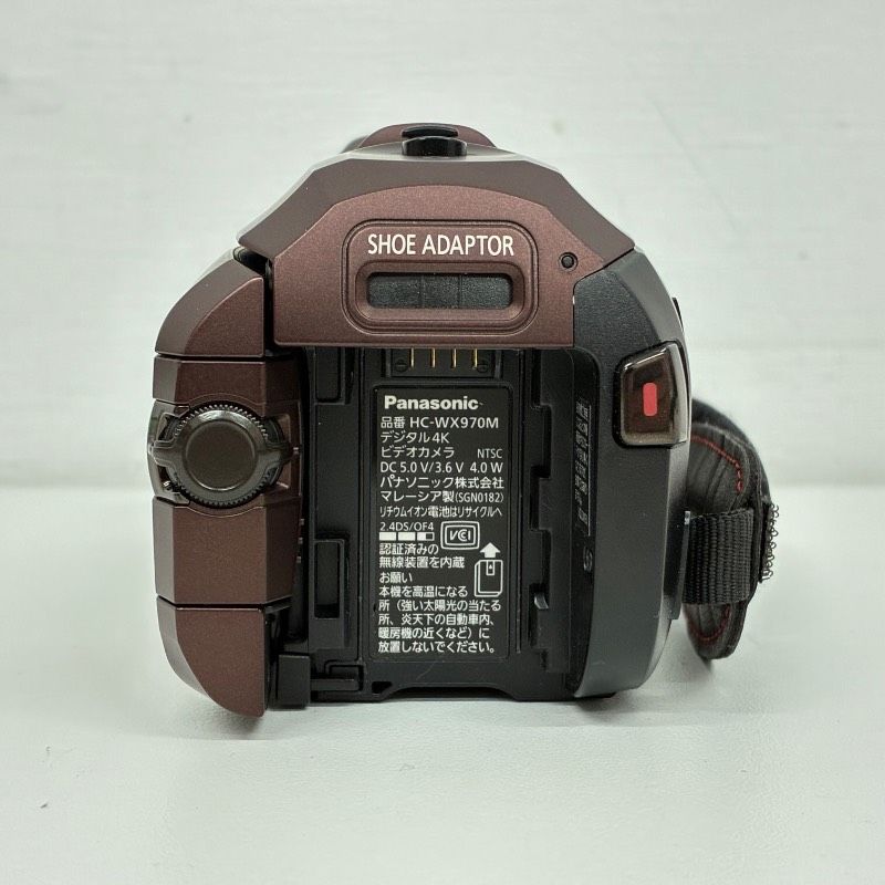 訳あり動作品】 Panasonic HC-WX970M パナソニック デジタル4Kビデオ