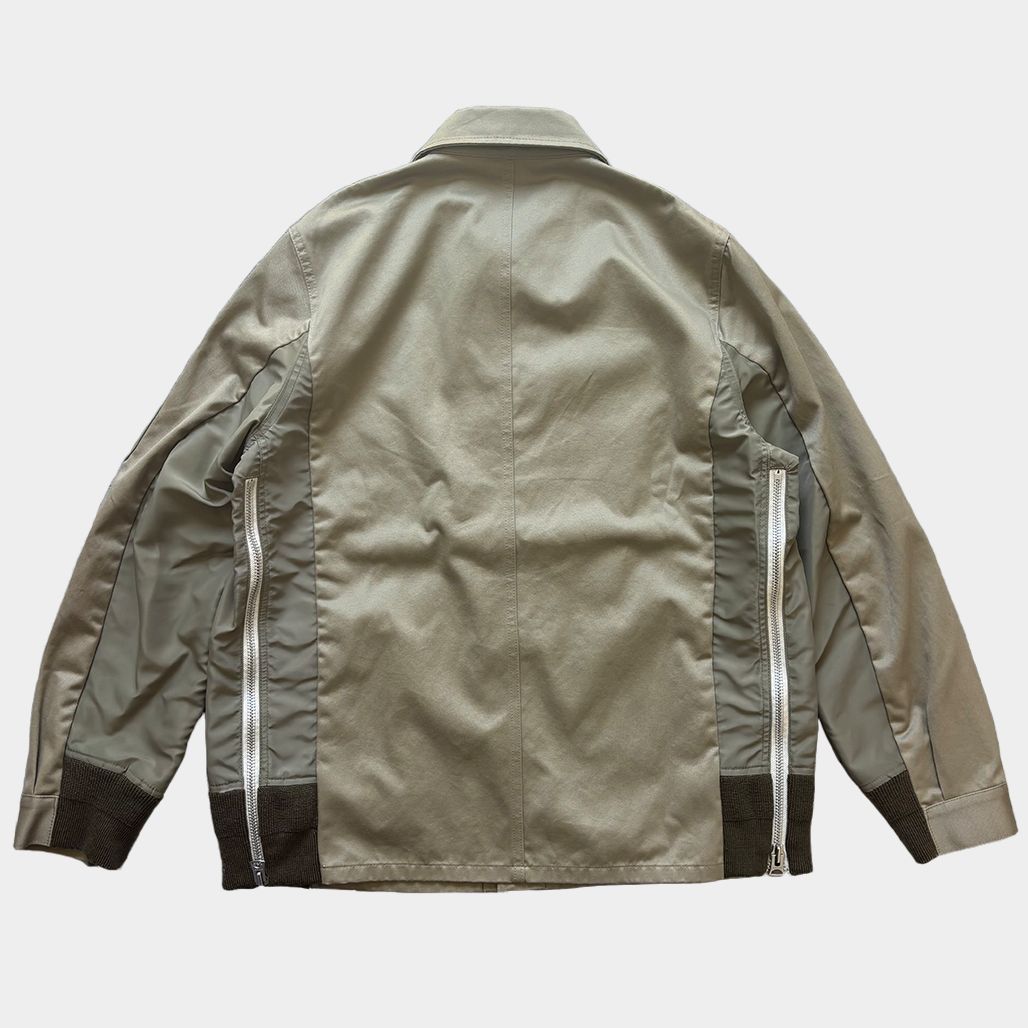 sacai サカイ 2024SS 切り替えコットンジャケット - メルカリ