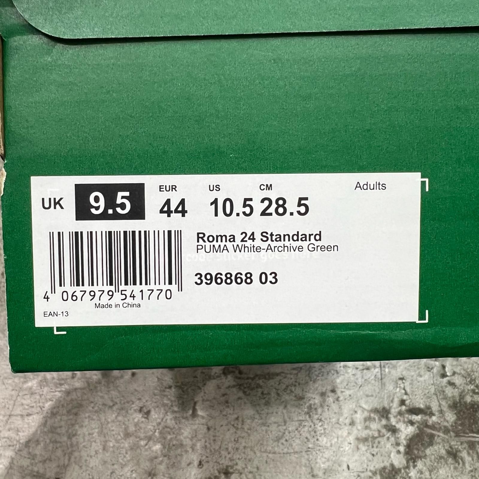 未使用 PUMA ROMA 24 STANDARD ローマ スニーカー プーマ 396868-03 ホワイト 28.5cm （11985M ...