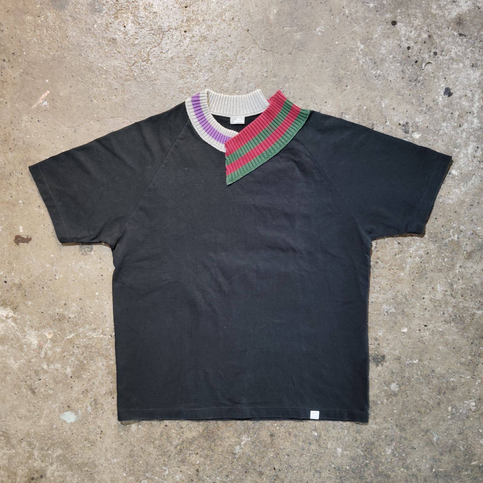 kolor beacon カラービーコン チルデンニットリブTシャツ 21ss Kolor beacon チルデンニットリブTシャツ 21ss Tシャツ/カットソー