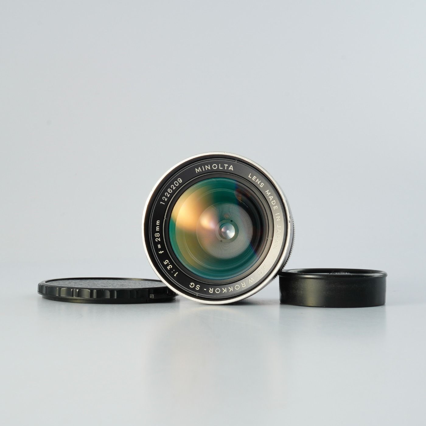 MINOLTA ミノルタ MC W.Rokkor SG 28mm F/3.5 単焦点レンズ - メルカリ