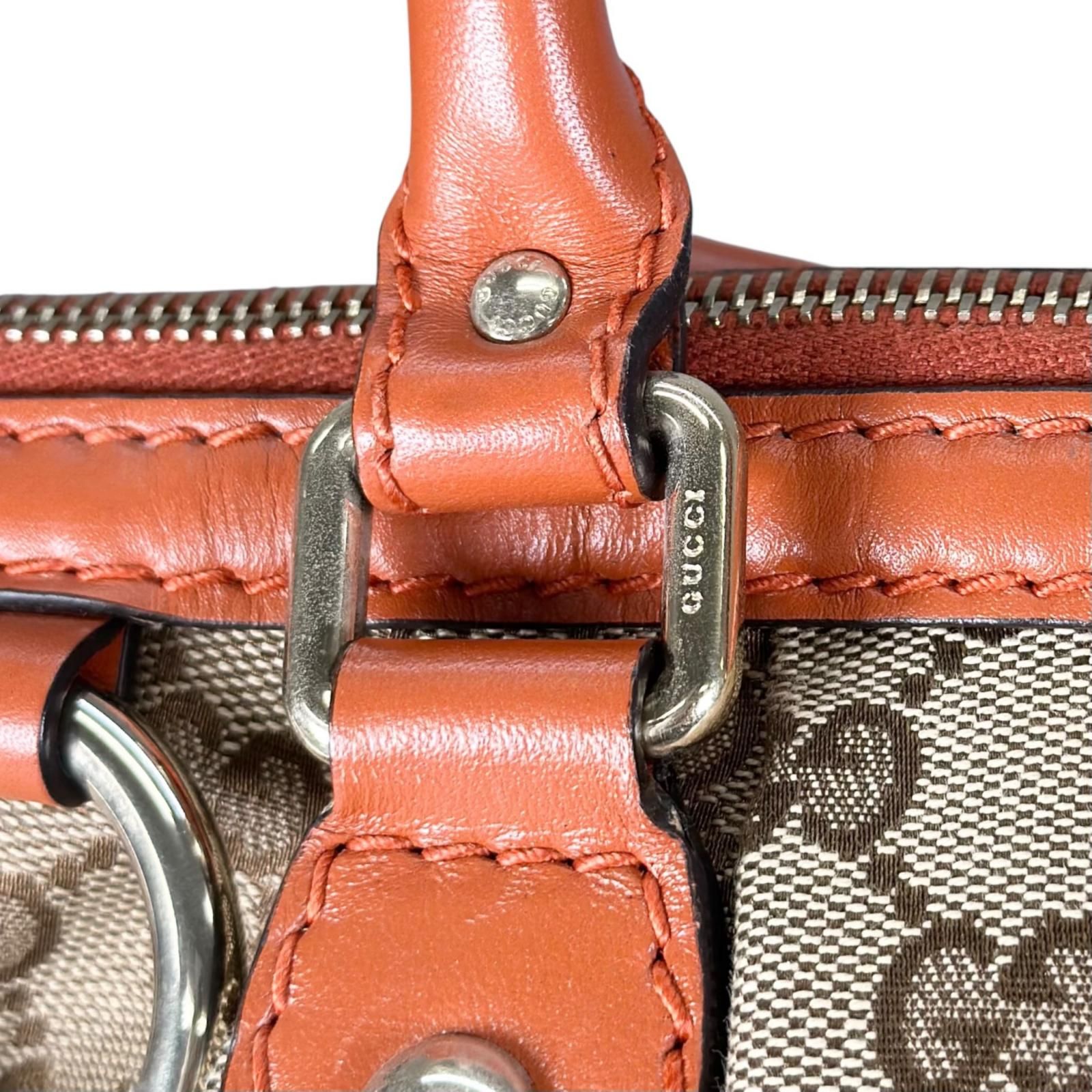 美品 GUCCI グッチ スーキー ハンドバッグ GGキャンバス ハンドバッグ