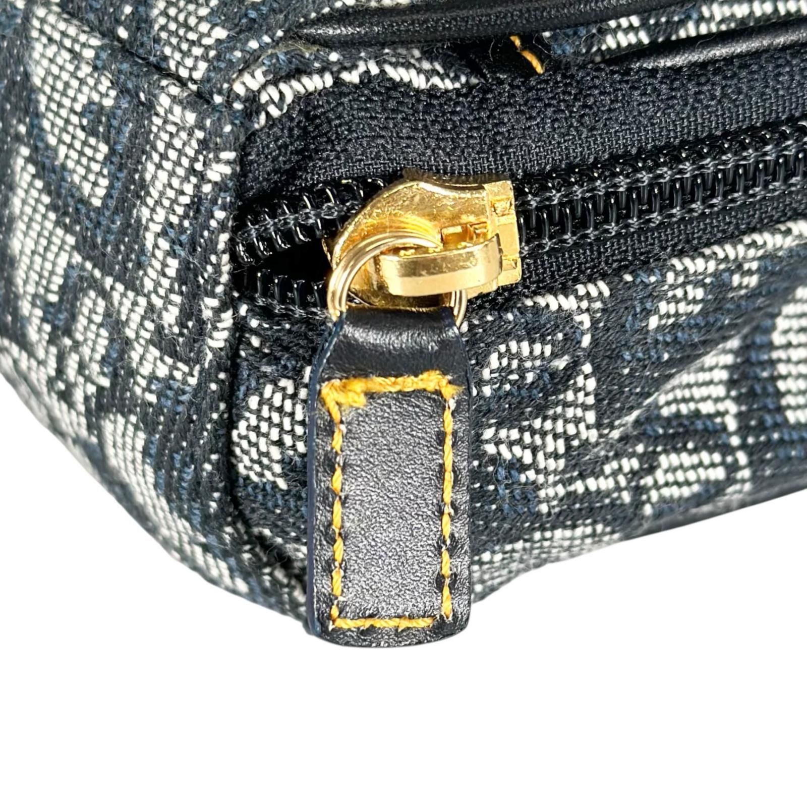 美品 Christian Dior クリスチャンディオール トロッター サドルポーチ