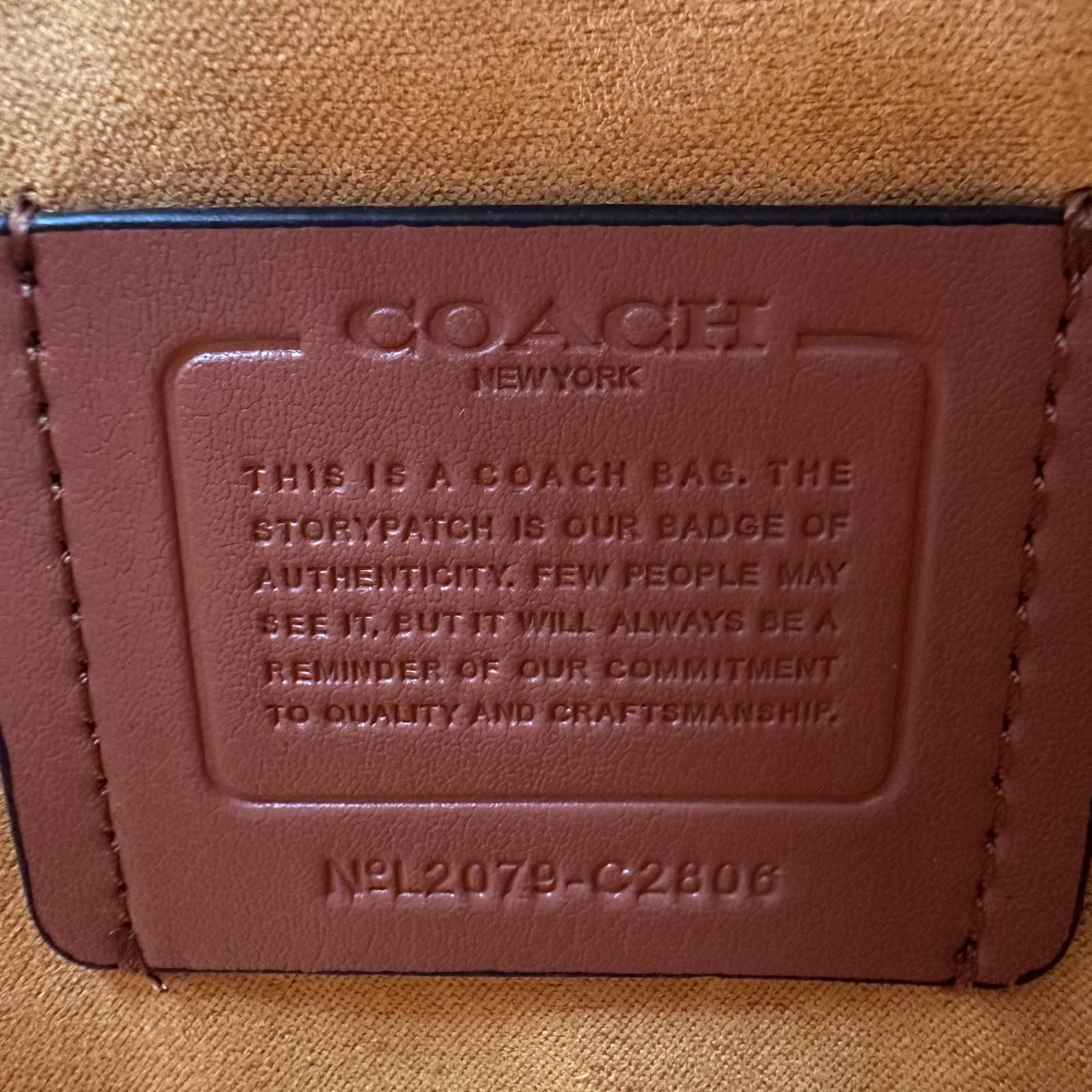 美品 COACH コーチ C2806 ショルダーバッグ レザー ホワイト