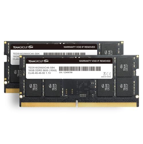 TEAMGROUP (旧称 Team) ノートPC用メモリ DDR5 5600MHz 32GB (16GBx2枚