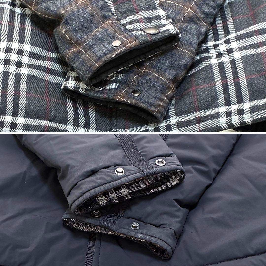 BURBERRY BLUE LABEL バーバリーブルーレーベル リバーシブル ダウン 