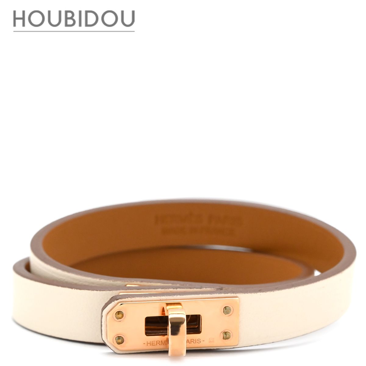 エルメス HERMES ブレスレット ミニ ケリードゥブルトゥール ヴォー 