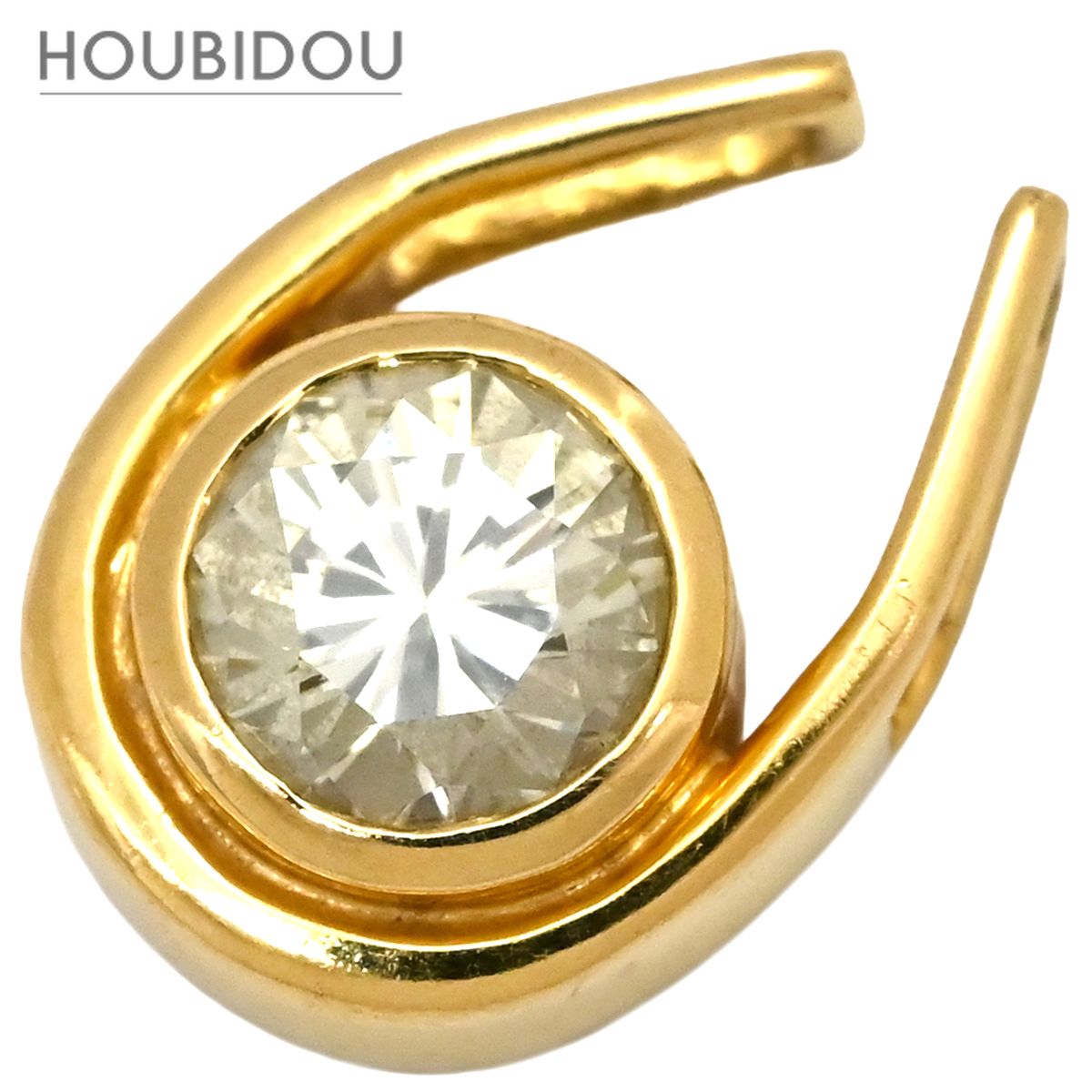 ペンダントトップ ダイヤ 0.25ct イエローゴールド ペンダントヘッド 