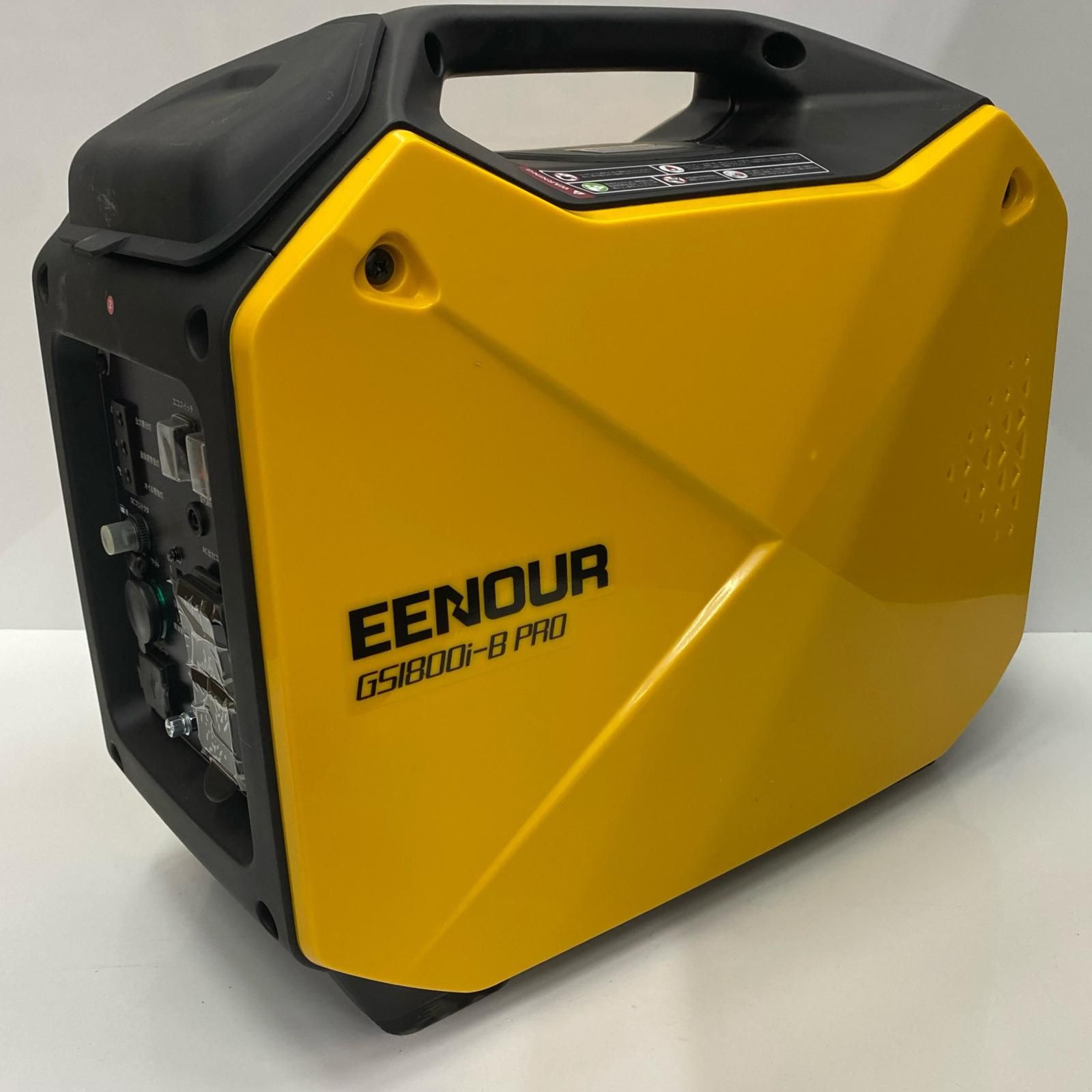EENOUR カセットガス式インバーター発電機 GS1800i-B PRO イエロー 