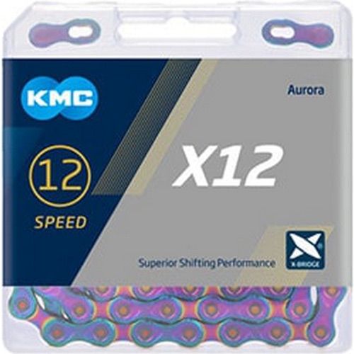 KMC チェーン X12 オーロラブルー リミテッド 126L