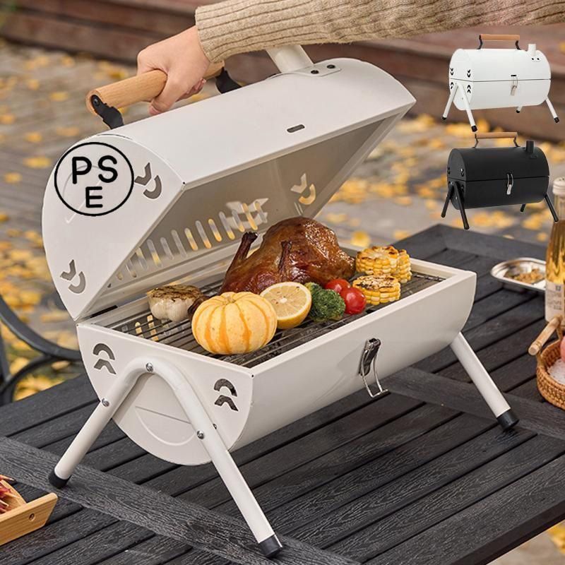 バーベキューコンロ バーベキューグリル 卓上 ドラム缶 BBQコンロ BBQ 