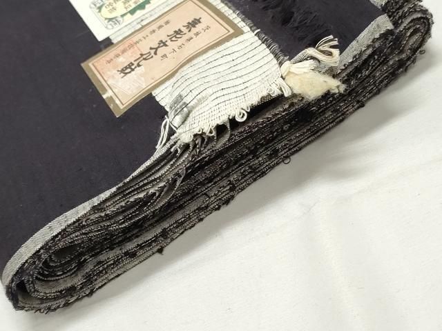 平和屋着物●結城紬　反物　着尺　100亀甲　飛び亀甲柄　舞花文　証紙付き　逸品　未使用　DABD4535zy 平和屋着物○結城紬 反物 着尺 100亀甲 飛び亀甲柄 舞花文 証紙付き