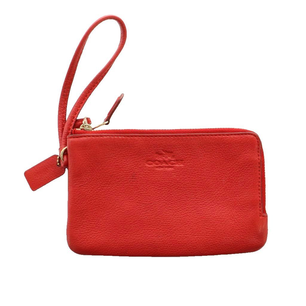 コーチ COACH ポリッシュド ペブル レザー スモール リストレット 