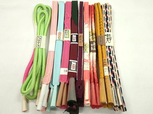 平和屋着物●和装小物　帯締め10本セット　高麗組　笹浪組　奈良組　御岳組　やまと誂製　逸品　未使用　CABF7273ju 平和屋着物○和装小物 帯締め10本セット 高麗組 笹浪組 奈良組 御岳組