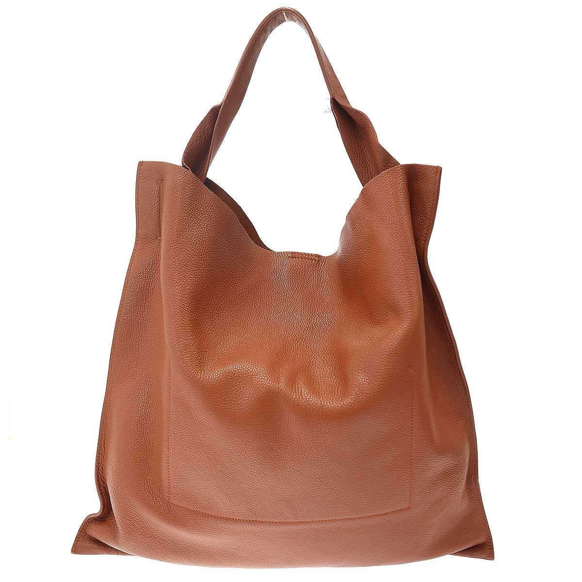 JIL SANDER ジルサンダー XIAO BAG レザートートバッグ ブラウン