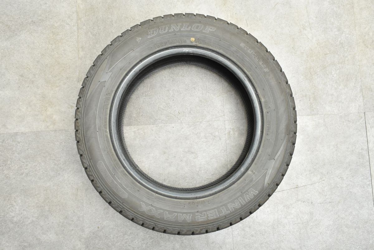 バリ溝】ダンロップ ウィンターマックス WM02 185/65R15 4本セット 