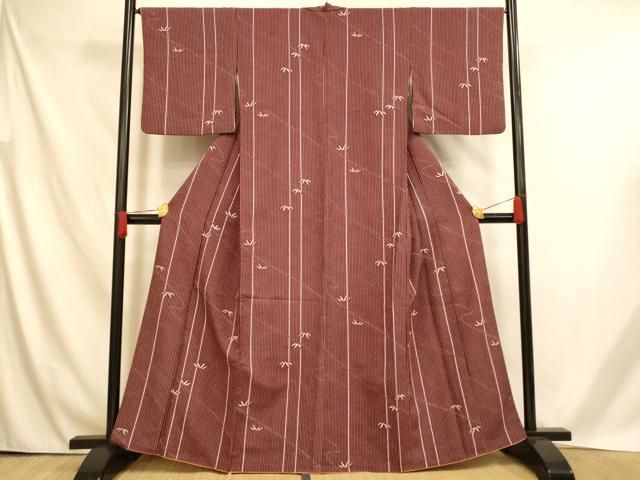 平和屋着物▽小紋　単衣　笹竹文　洗える着物　BAAT9051yc 平和屋着物□小紋 笹竹文 洗える着物 AABH4551fw - メルカリ