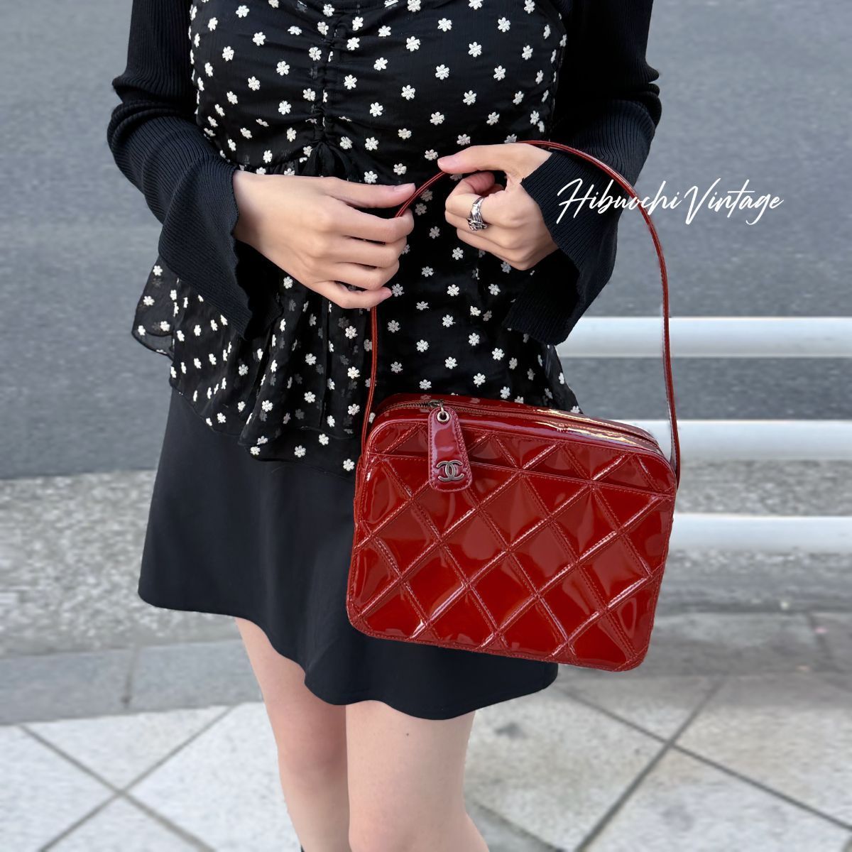 中古】CHANEL シャネル ココマーク マトラッセ ショルダーバッグ 