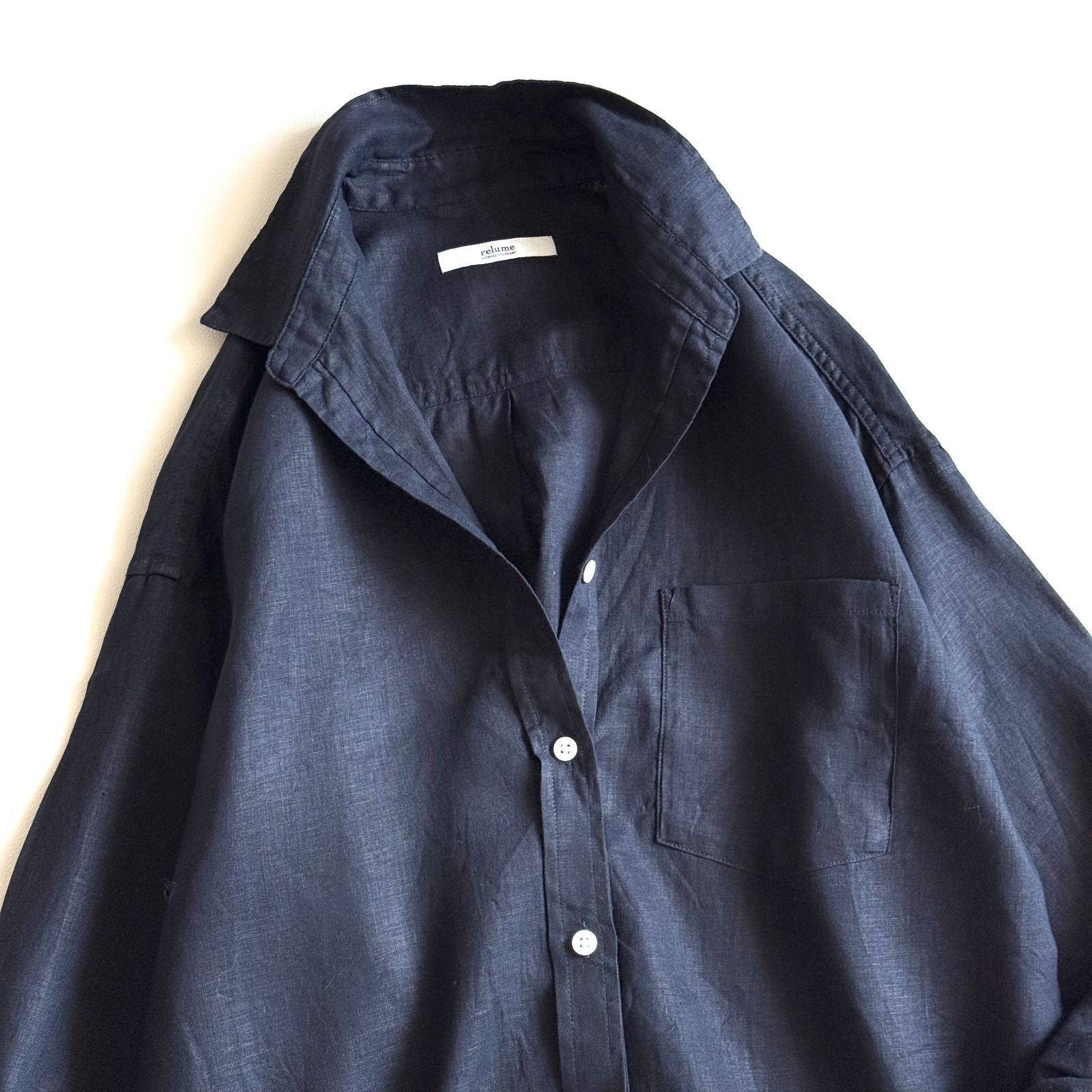 ◇美品◇ JOURNAL STANDARD relume 2024SS フレンチリネンシャツ