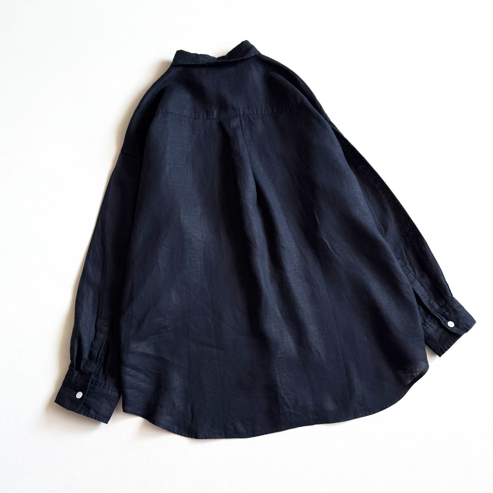 未使用◼️ジャーナルスタンダードrelumeフレンチリネン100%ゆったりシャツ ◇美品◇ JOURNAL STANDARD relume 2024SS フレンチリネンシャツ