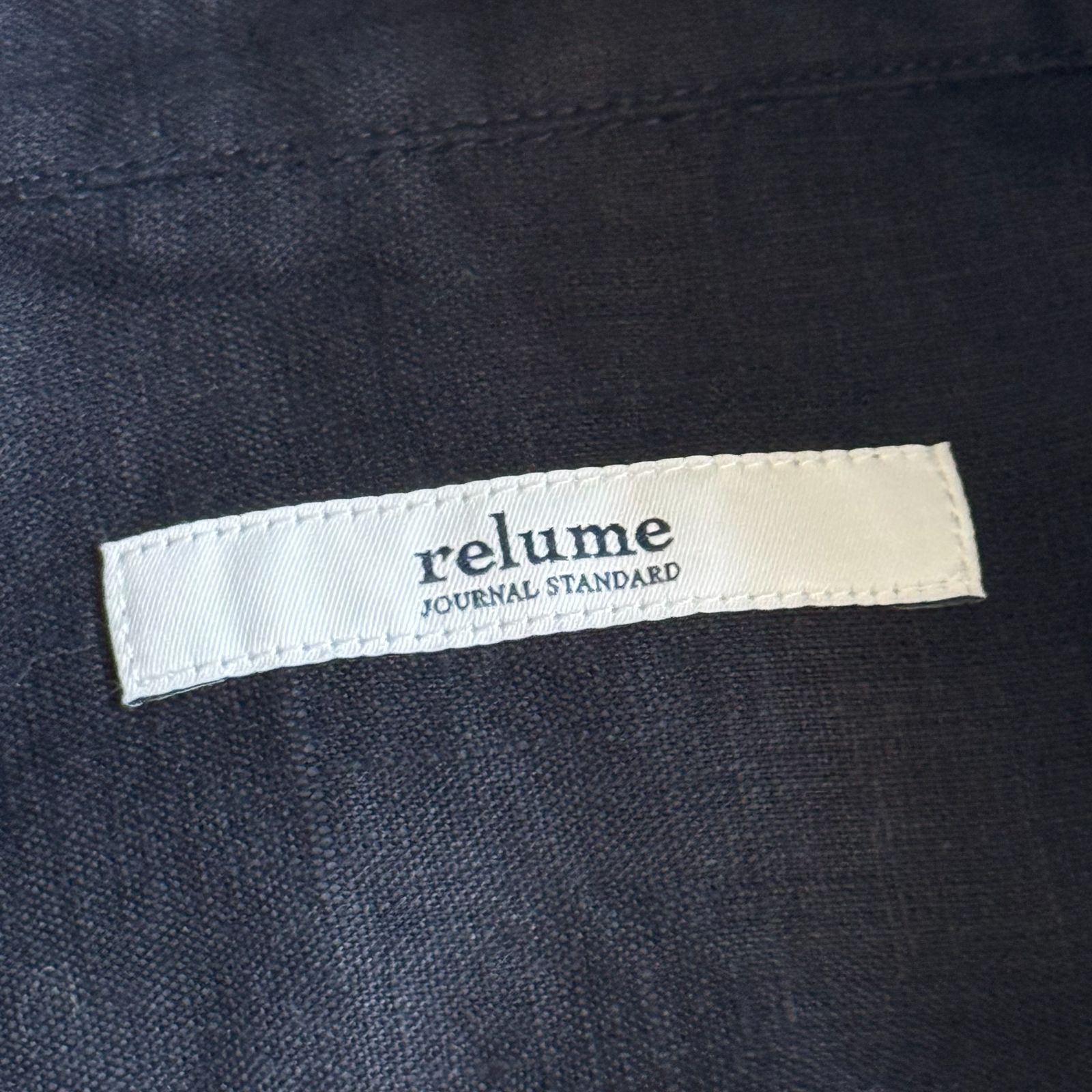 ◇美品◇ JOURNAL STANDARD relume 2024SS フレンチリネンシャツ