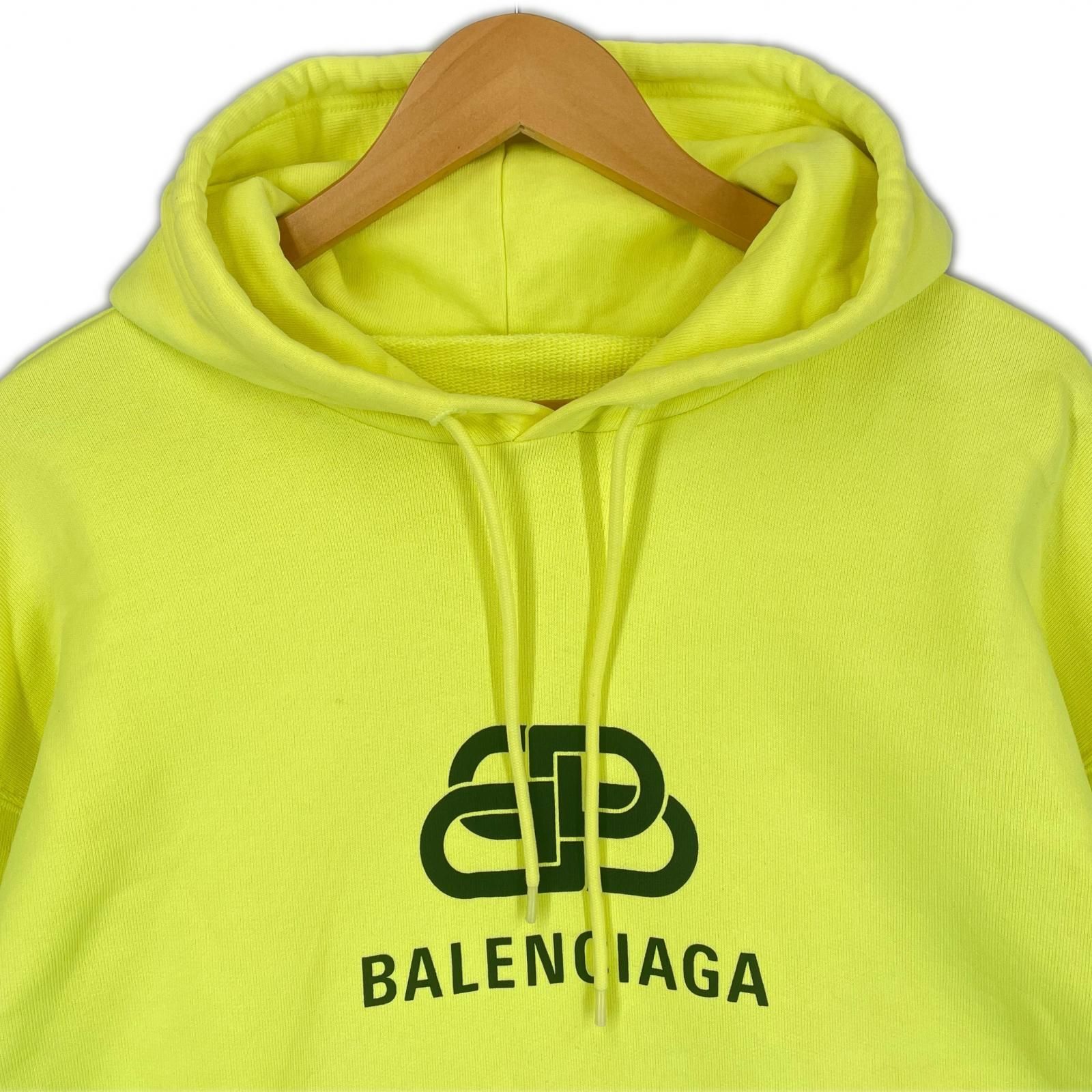 BALENCIAGA バレンシアガ 583222 春夏 SS パーカー コットン イエロー 