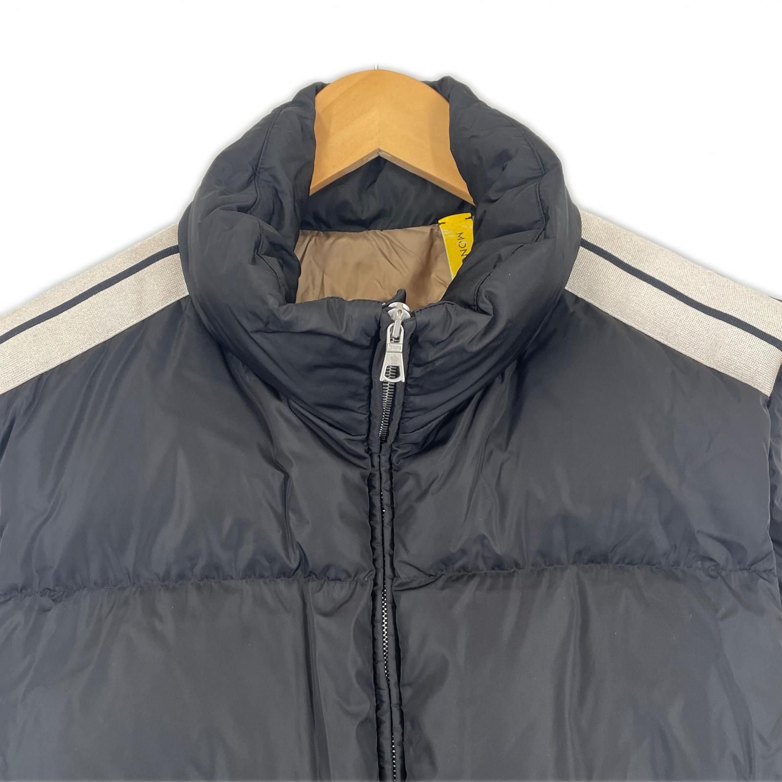 美品 MONCLER モンクレール 秋冬 AW ダウンベスト ナイロン ブラック