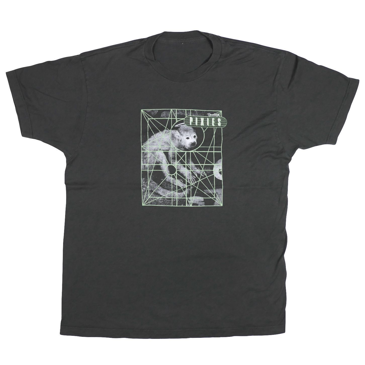 L】The Pixies ピクシーズ Doolittle ドリトル Monkey Grid Tシャツ 