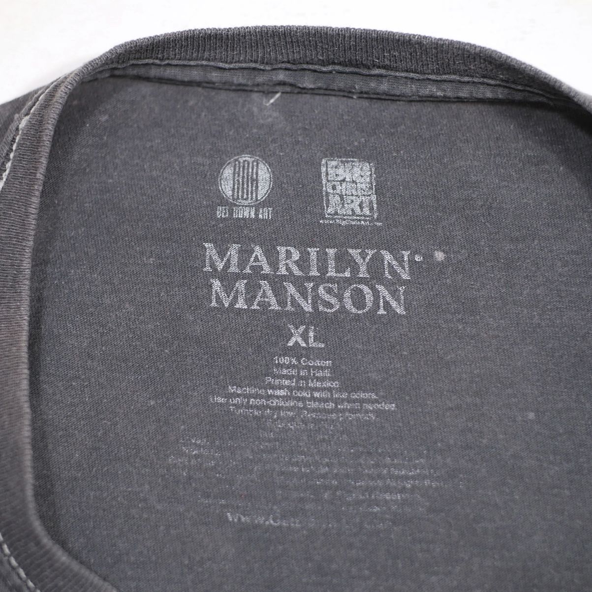 XL】MARILYN MANSON マリリンマンソン Tシャツ BIG CHRIS ART タイダイ