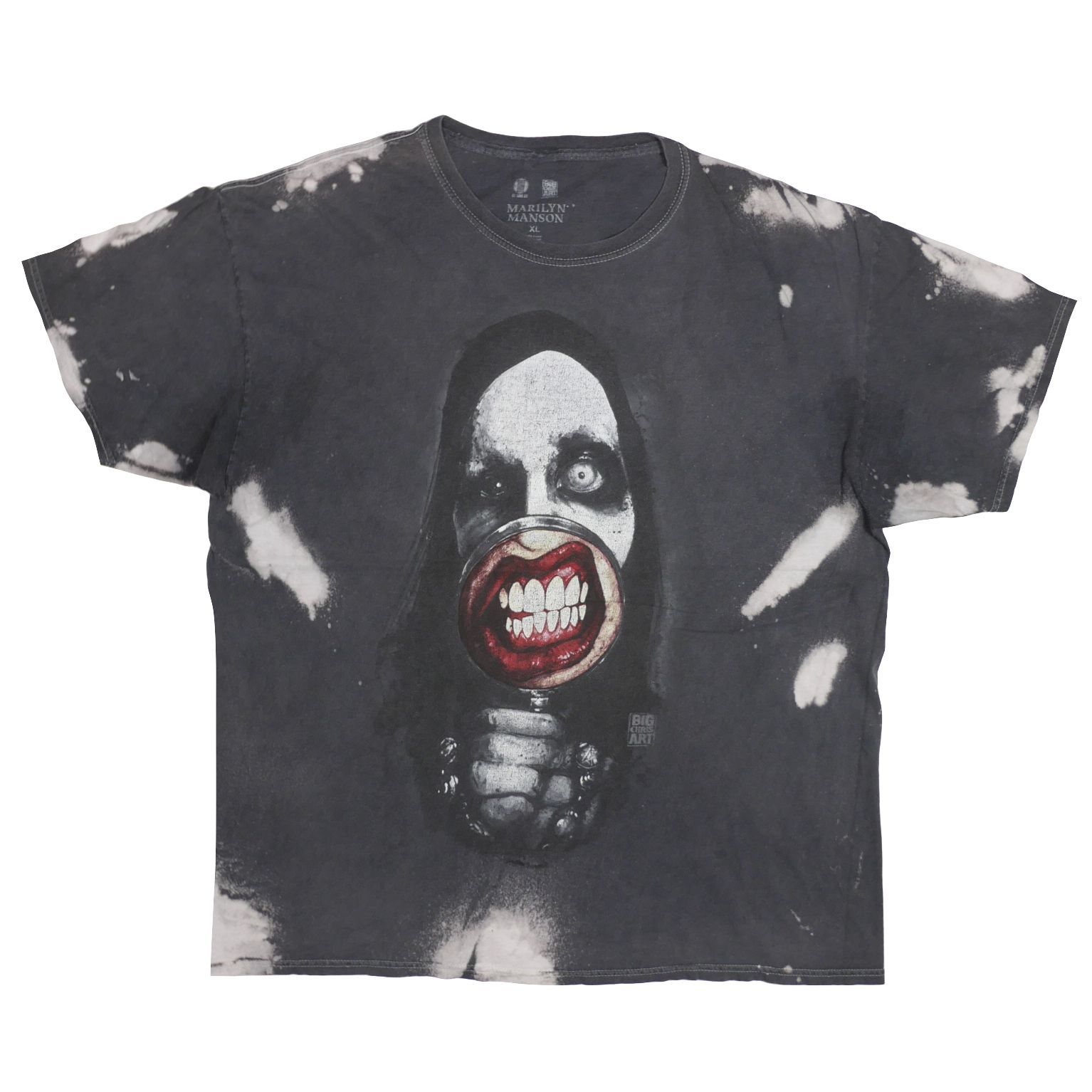 マリリン XL】MARILYN MANSON マリリンマンソン Tシャツ BIG CHRIS ART タイダイ