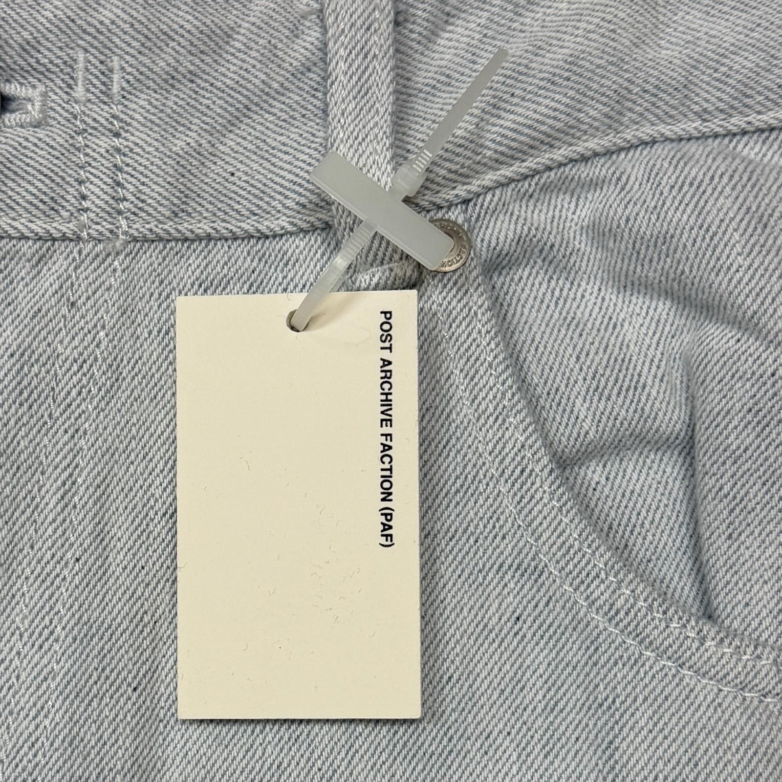 参考上代74800円 未使用 Post Archive Faction 8.0 DENIM PANTS デニム 