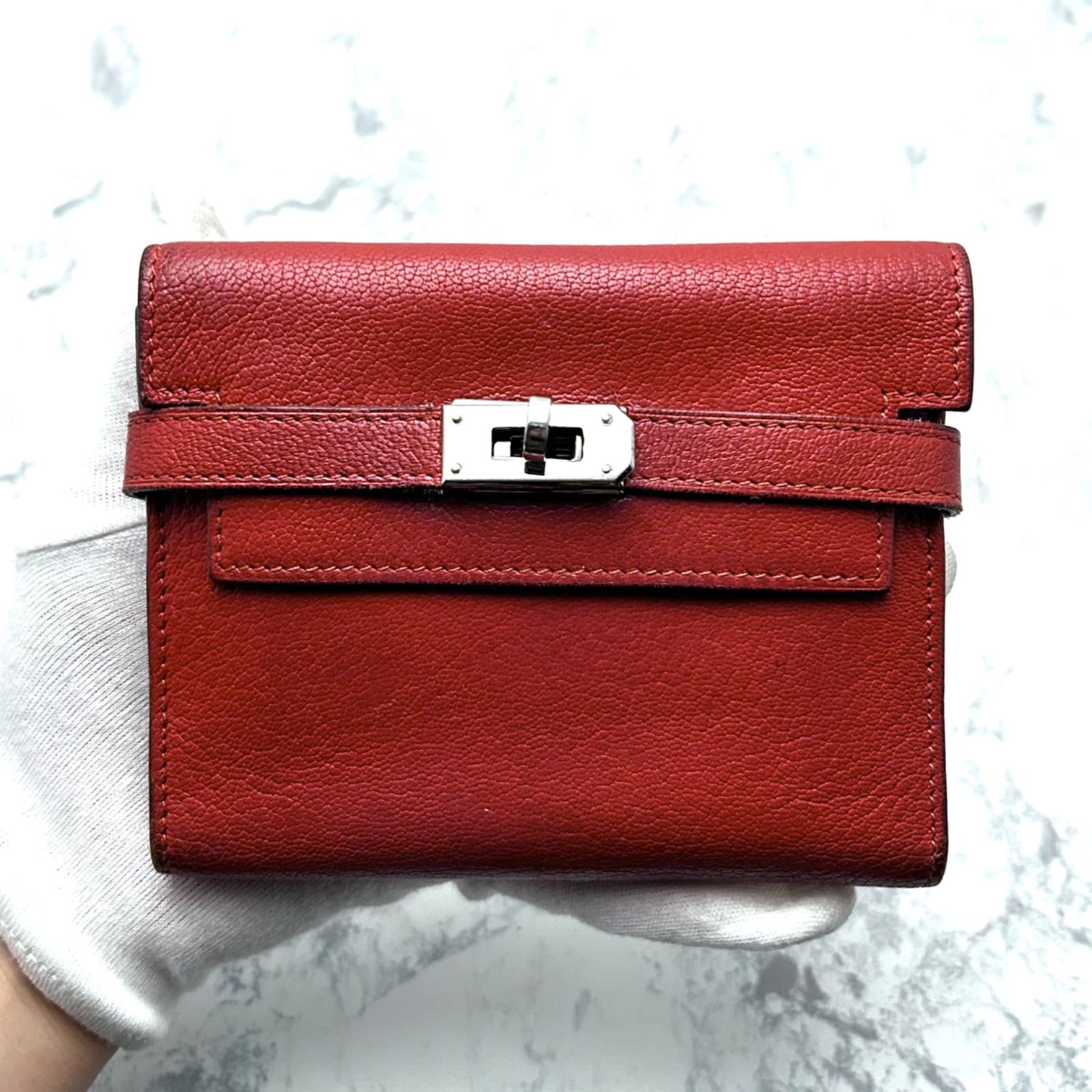 HERMES】‼️値下げ不可‼️エルメス ケリー ウォレット コンパクト 折 