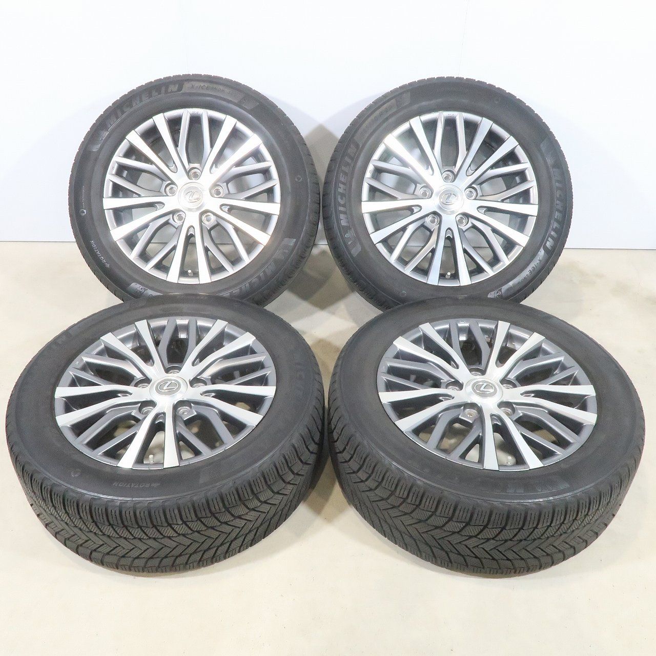 4本 レクサス LX570 純正 20インチ 8.5J +58 5H PCD150 スタッドレス 