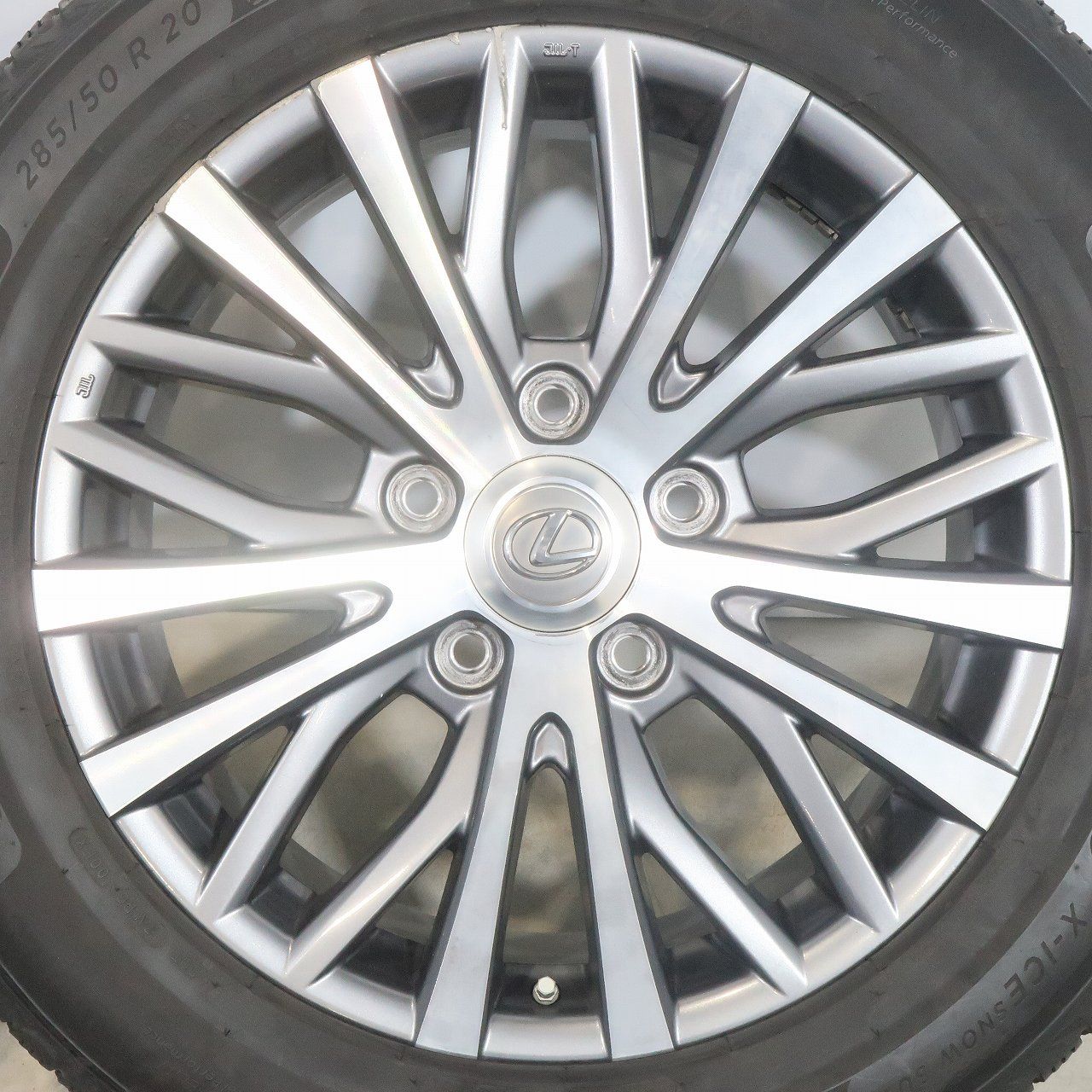 4本 レクサス LX570 純正 20インチ 8.5J +58 5H PCD150 スタッドレス 